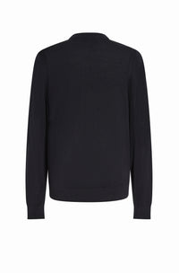 Overo jumper in wool - Dark Blue