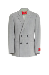 Blazer Henry en laine mélangée - Dark Grey