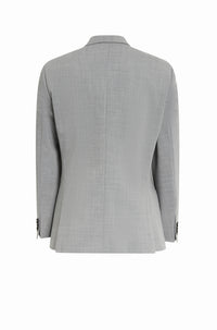 Blazer Henry en laine mélangée - Dark Grey