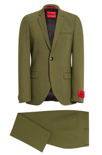 Arti wool blend suit - Open Green