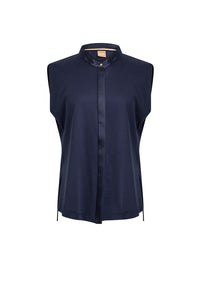 Ejica sleeveless blouse - Dark Blue