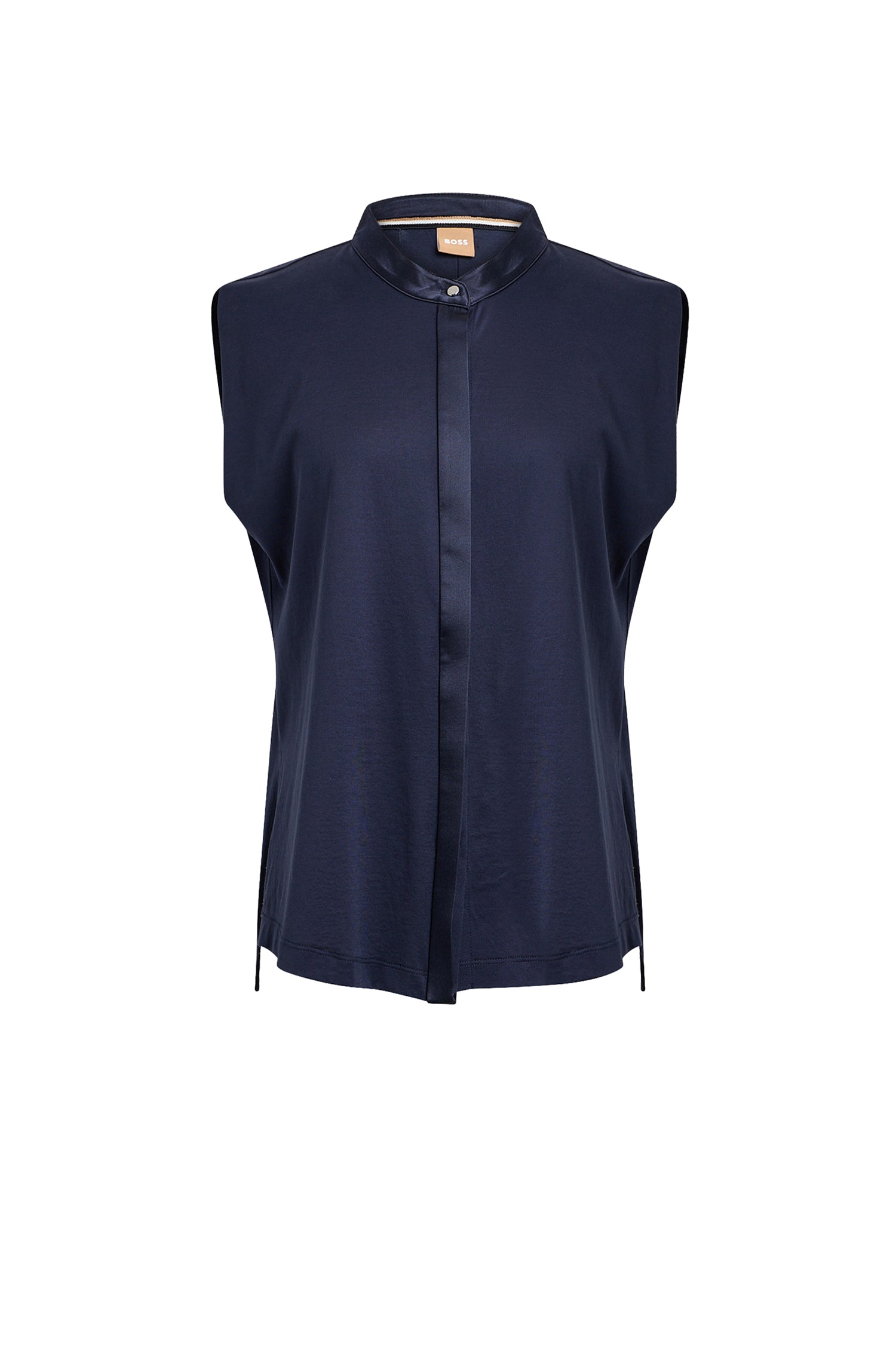 Ejica sleeveless blouse - Dark Blue