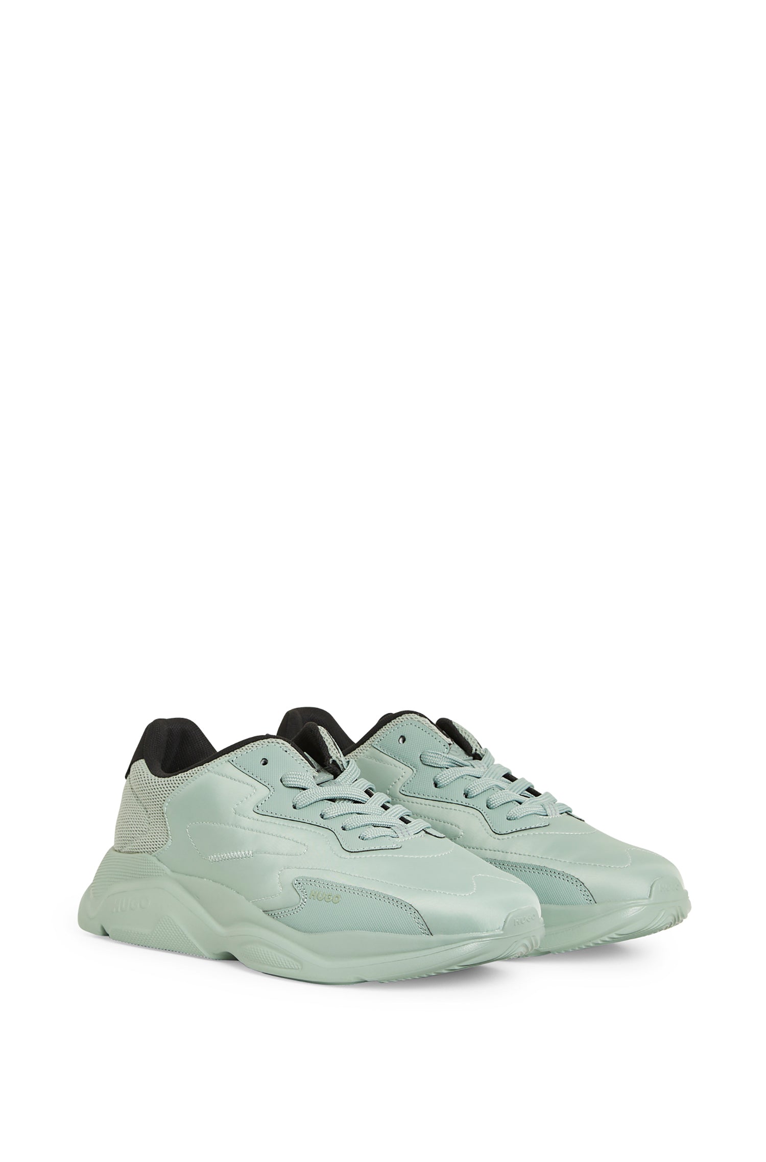 Leon trainers - Turquoise & Aqua