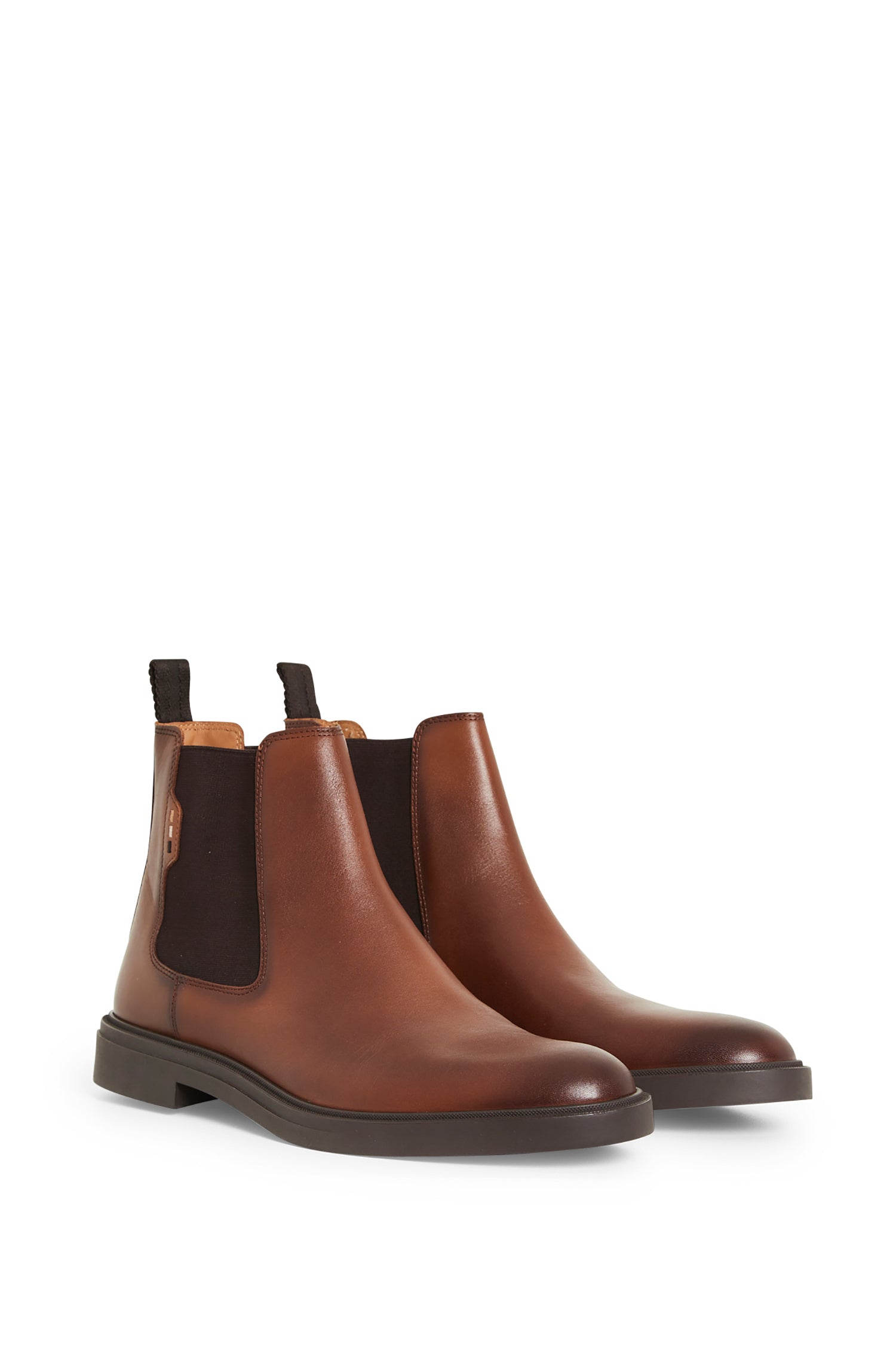 Calev leather boots - Medium Beige