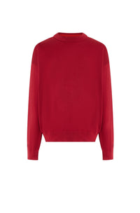 DARK RED // SWEATERS SWART