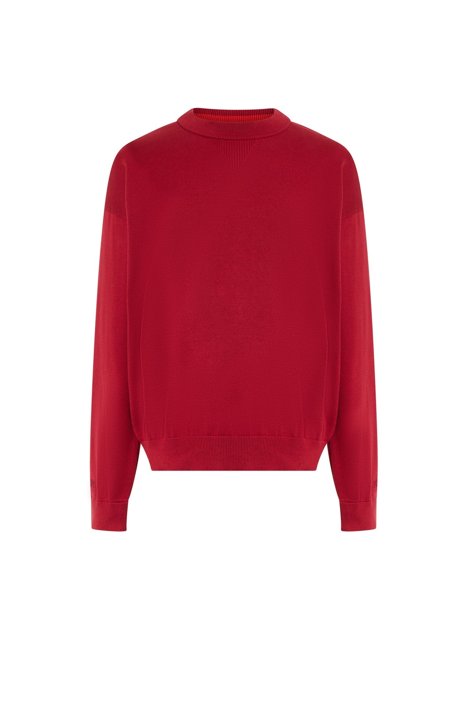 DARK RED // SWEATERS SWART