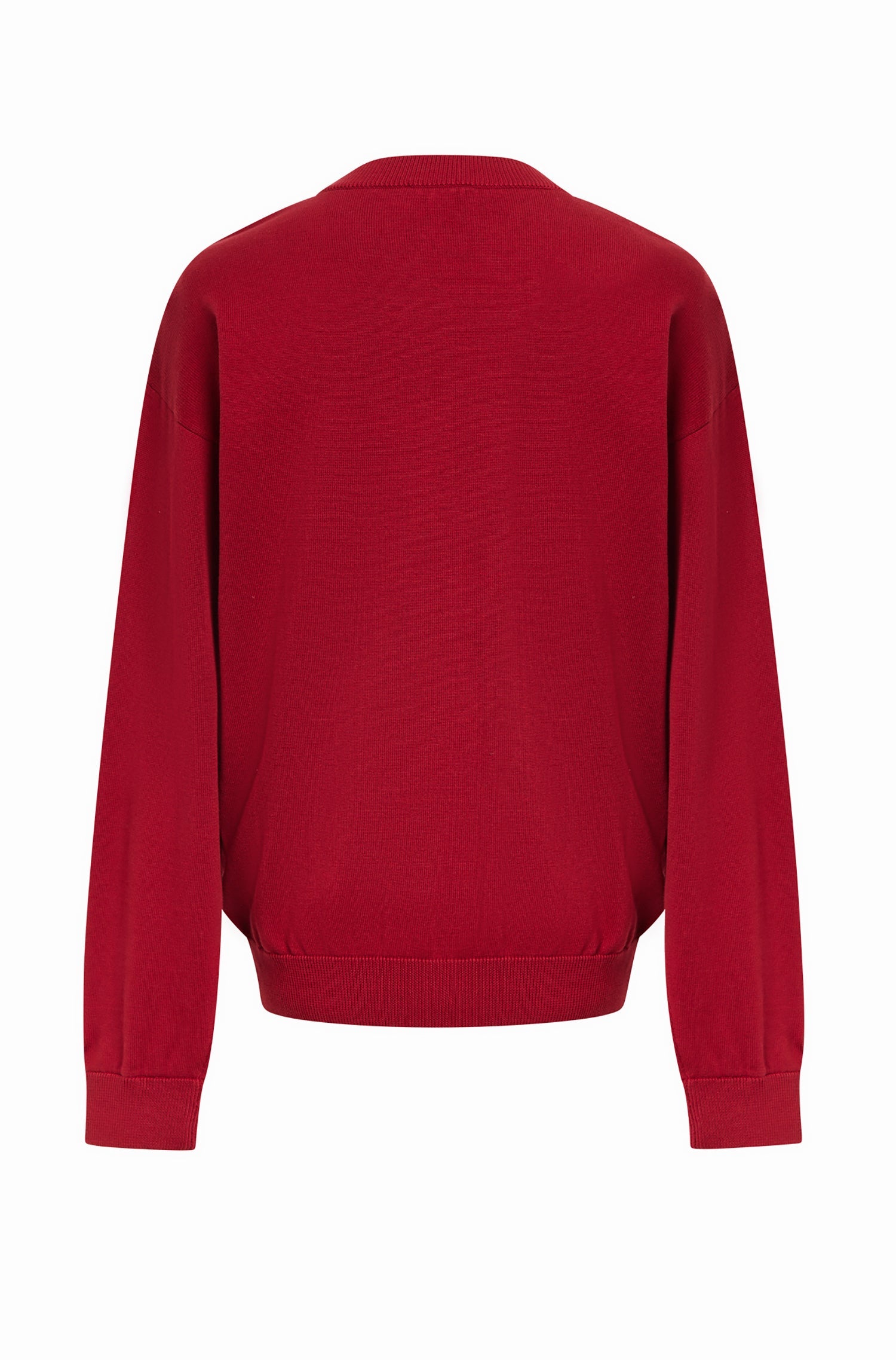 DARK RED // SWEATERS SWART