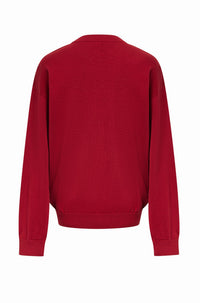 DARK RED // SWEATERS SWART