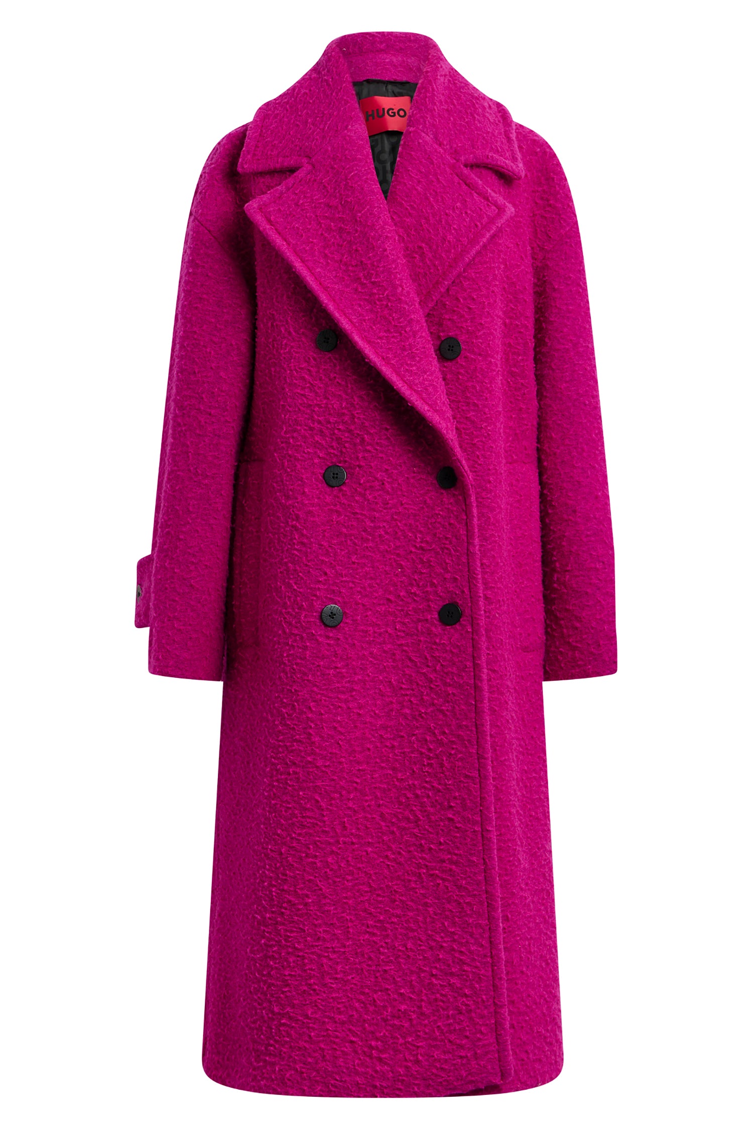 Manteau Maululo oversize en laine - Medium Pink