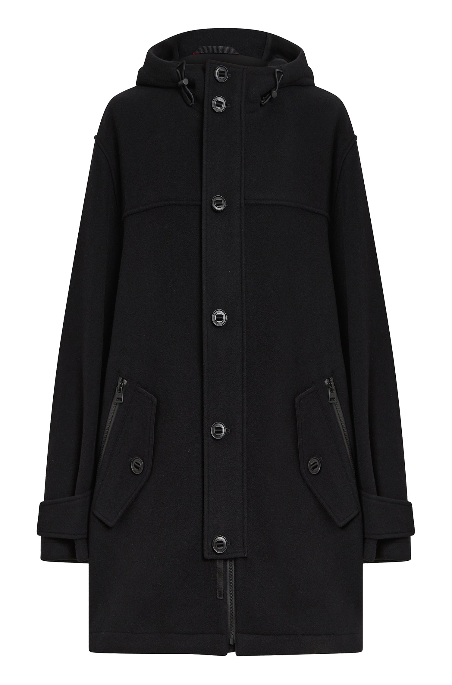 Munkon wool coat - Black