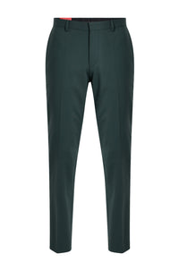 Getlin wool blend trousers - Dark Green