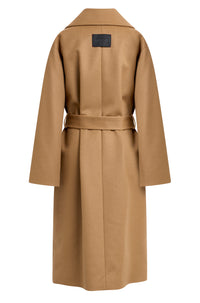 Manteau Mabellina oversize en laine - Open Brown
