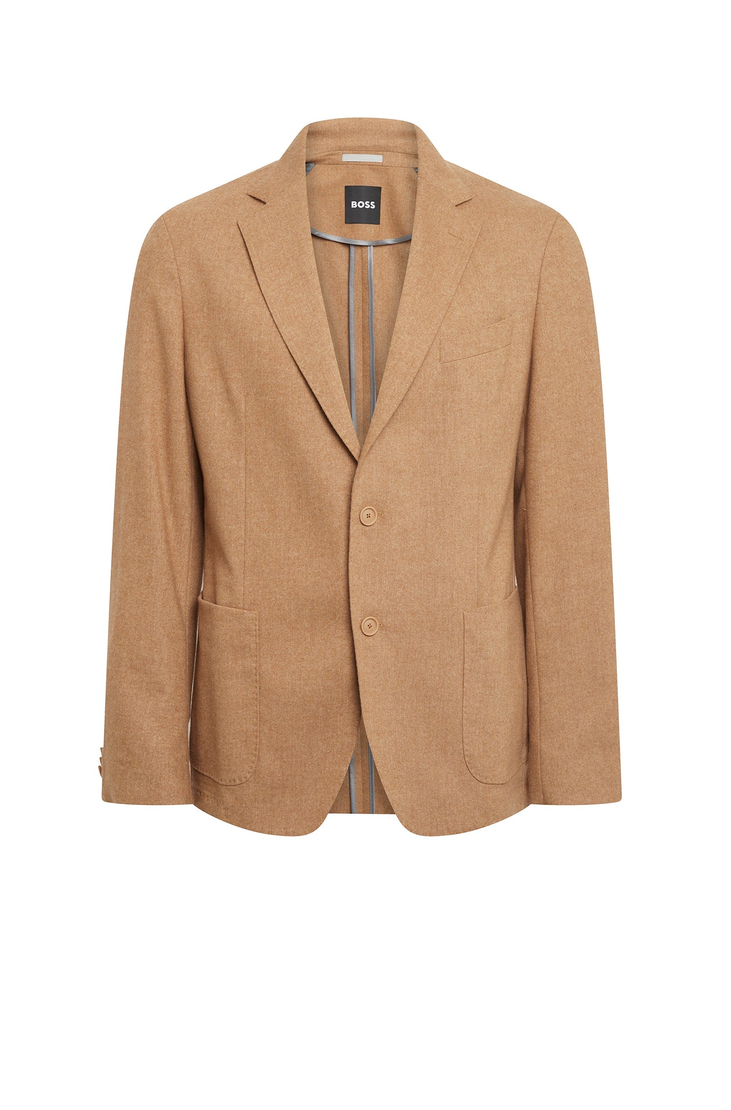 MEDIUM BEIGE // BUSINESS SUITS L-HESTON-2PCS-233