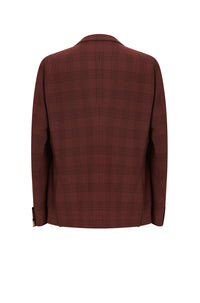 Heston wool blazer - Medium Red