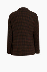 Heston wool blazer - Dark Brown