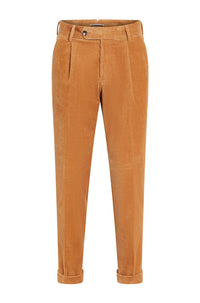 MEDIUM BEIGE // FORMAL TROUSERS H-PERIN-PLEAT-233