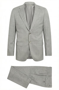 SILVER // BUSINESS SUITS L-HARVERS-3PCS-241