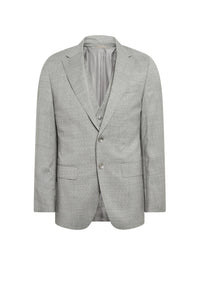 SILVER // BUSINESS SUITS L-HARVERS-3PCS-241
