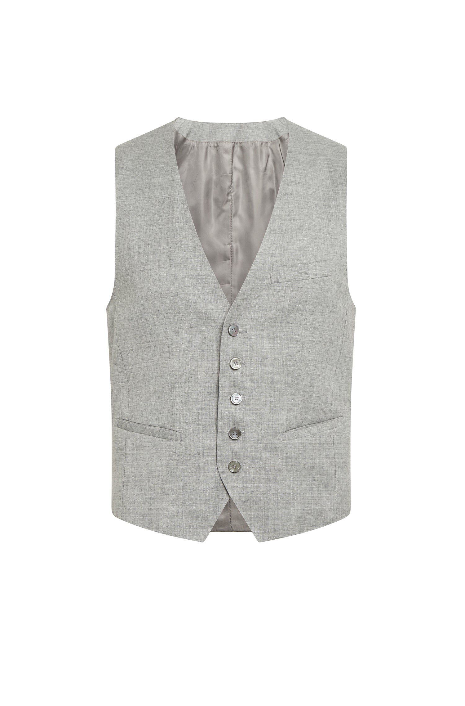 SILVER // BUSINESS SUITS L-HARVERS-3PCS-241