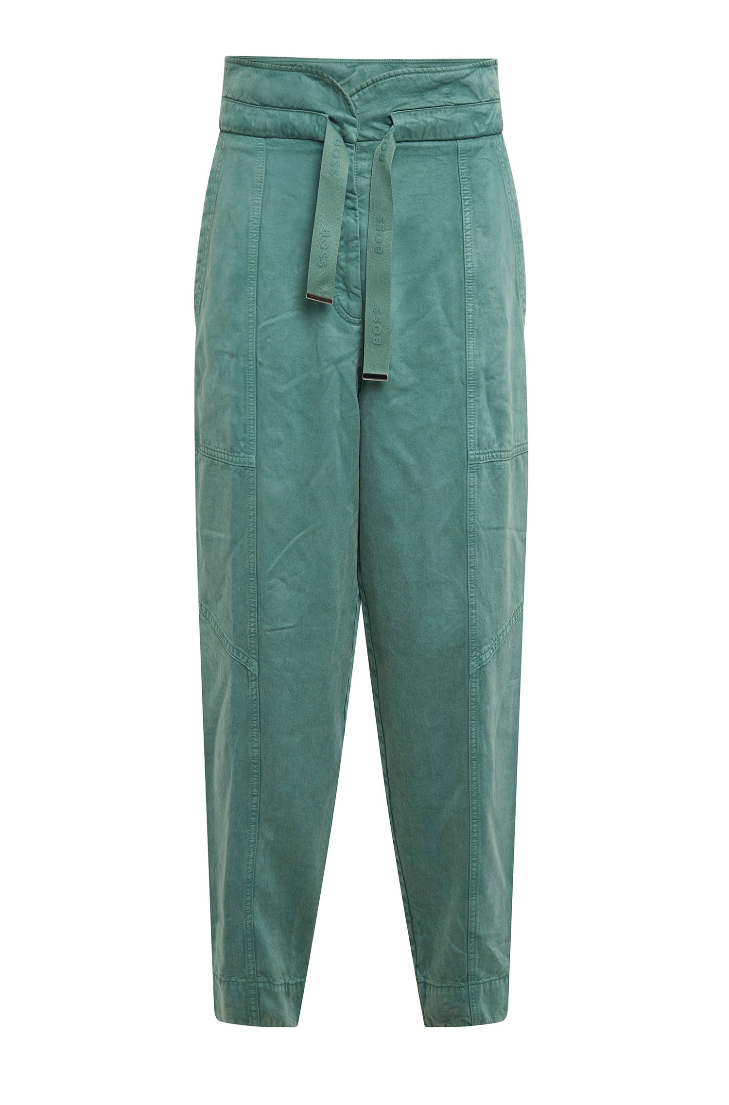 OPEN GREEN // CASUAL TROUSERS C_TURNA