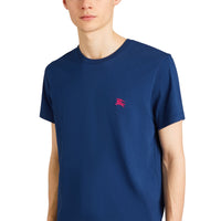 1 qty T-shirt à broderie cavalier - Bright Navy