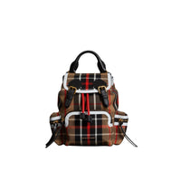 ZZNOSTOCK Petit sac The Rucksack à motif check - Caramel