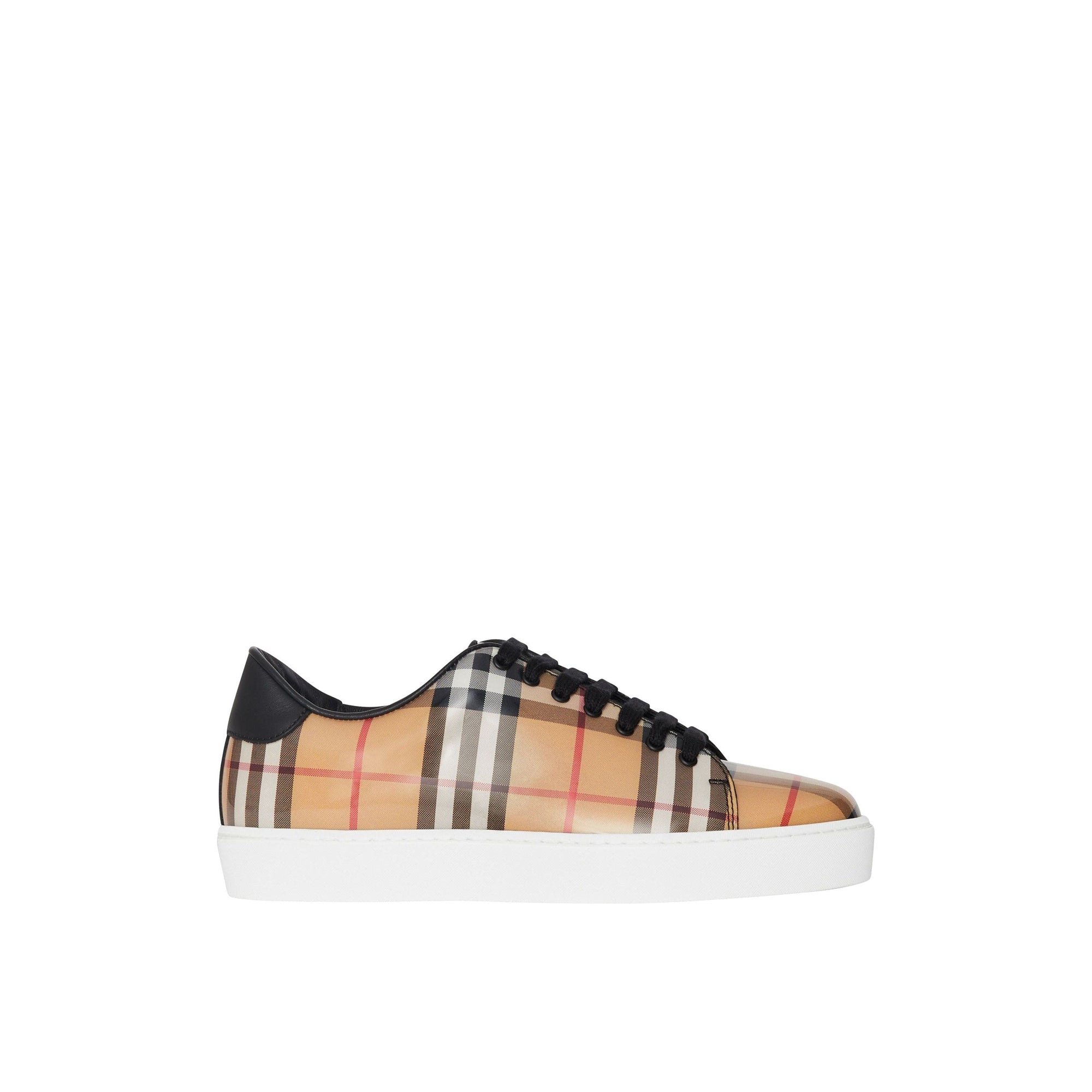 ZZNOSTOCK Sneakers en cuir à motif Vintage check - Antique Yellow