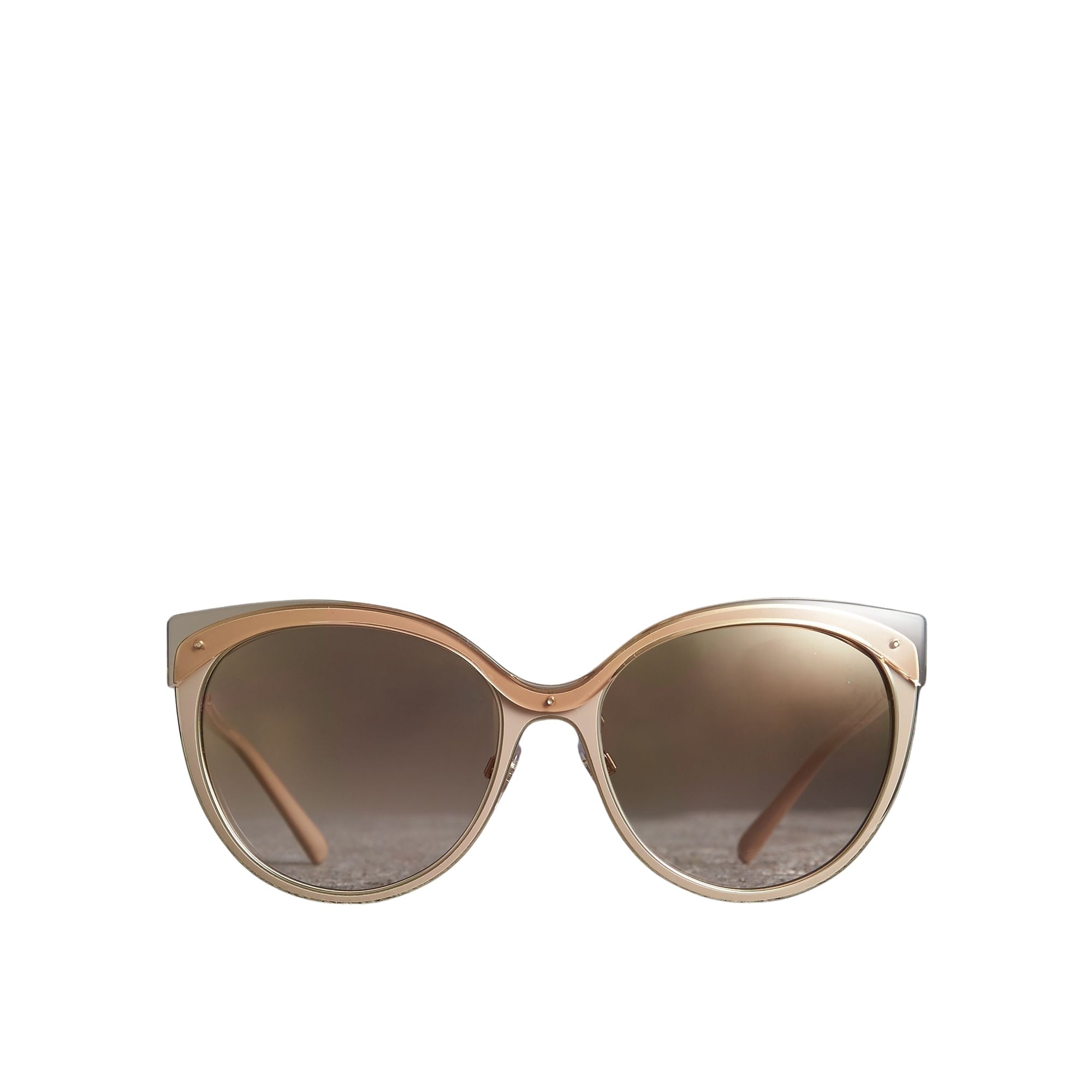 7 qty Lunettes de soleil à monture œil-de-chat - Light Brown