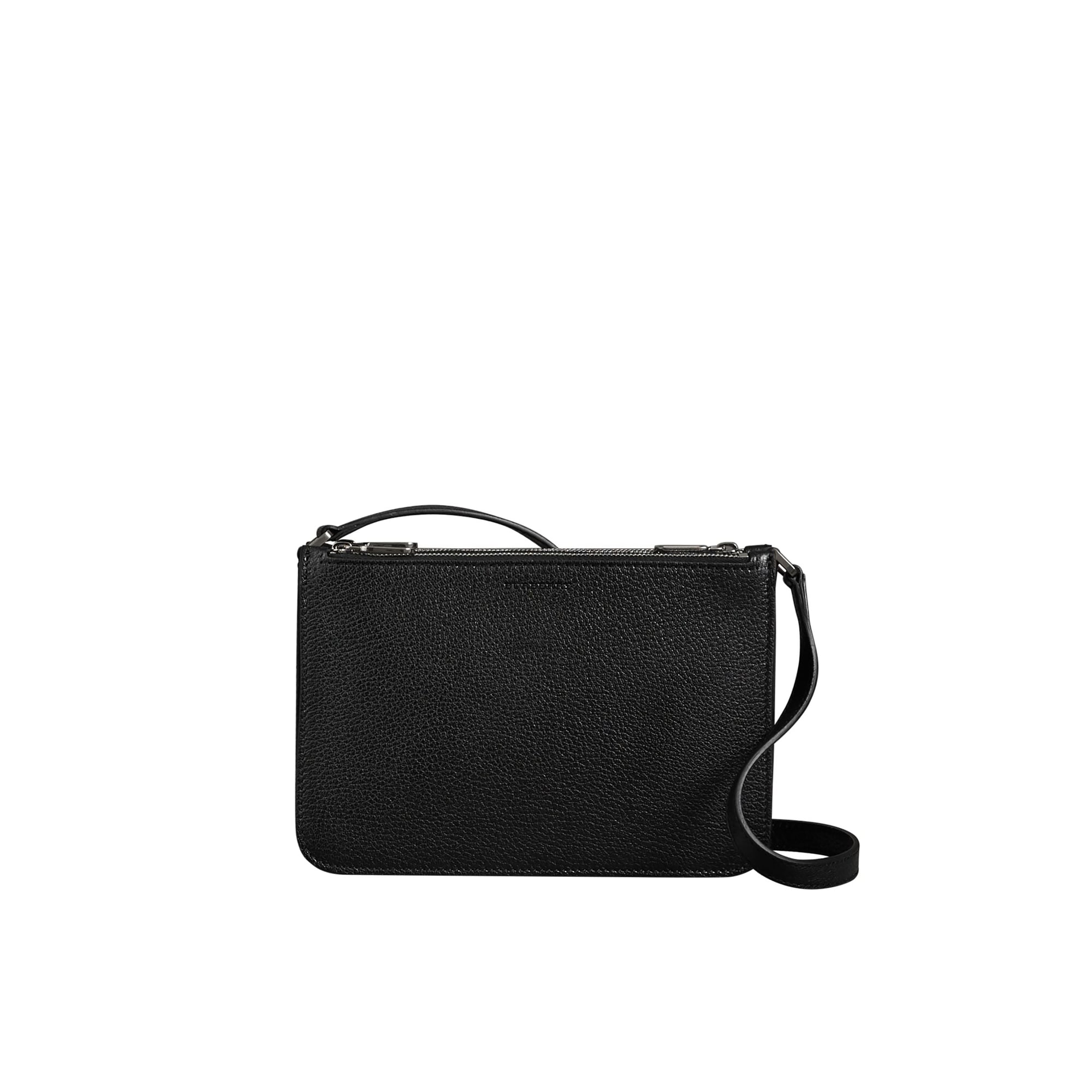 ZZNOSTOCK Sac à bandoulière en cuir grainé - Black