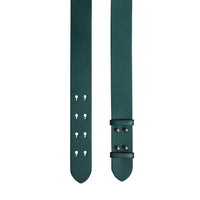 ZZNOSTOCK Ceinture en cuir grainé pour petit sac - Sea Green