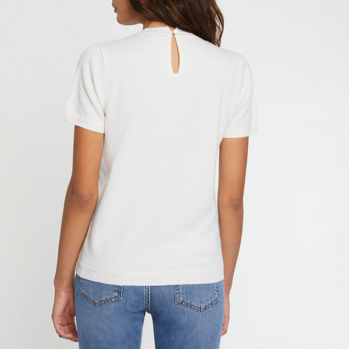 BLANC CASSE PULL