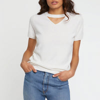 BLANC CASSE PULL