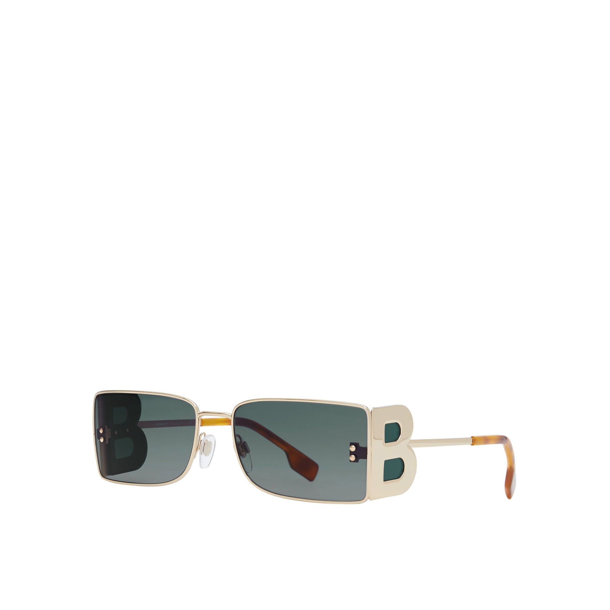 2 qty Lunettes de soleil rectangulaires - Tortoise Shell