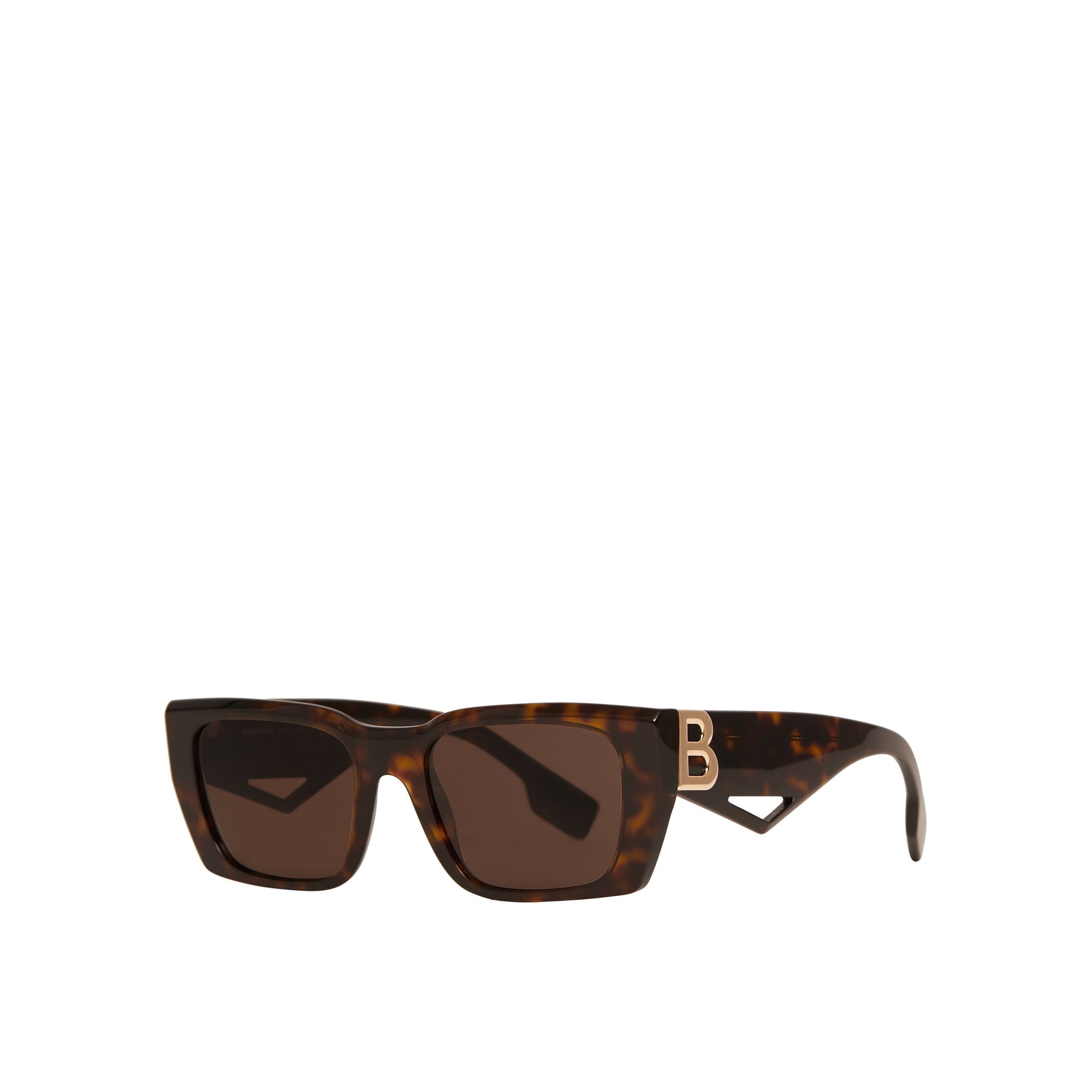 2 qty Lunettes de soleil rectangulaires à motif B - Tortoise Shell