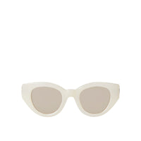 1 qty Lunettes de soleil Lola à monture œil-de-chat - Pale Vanilla