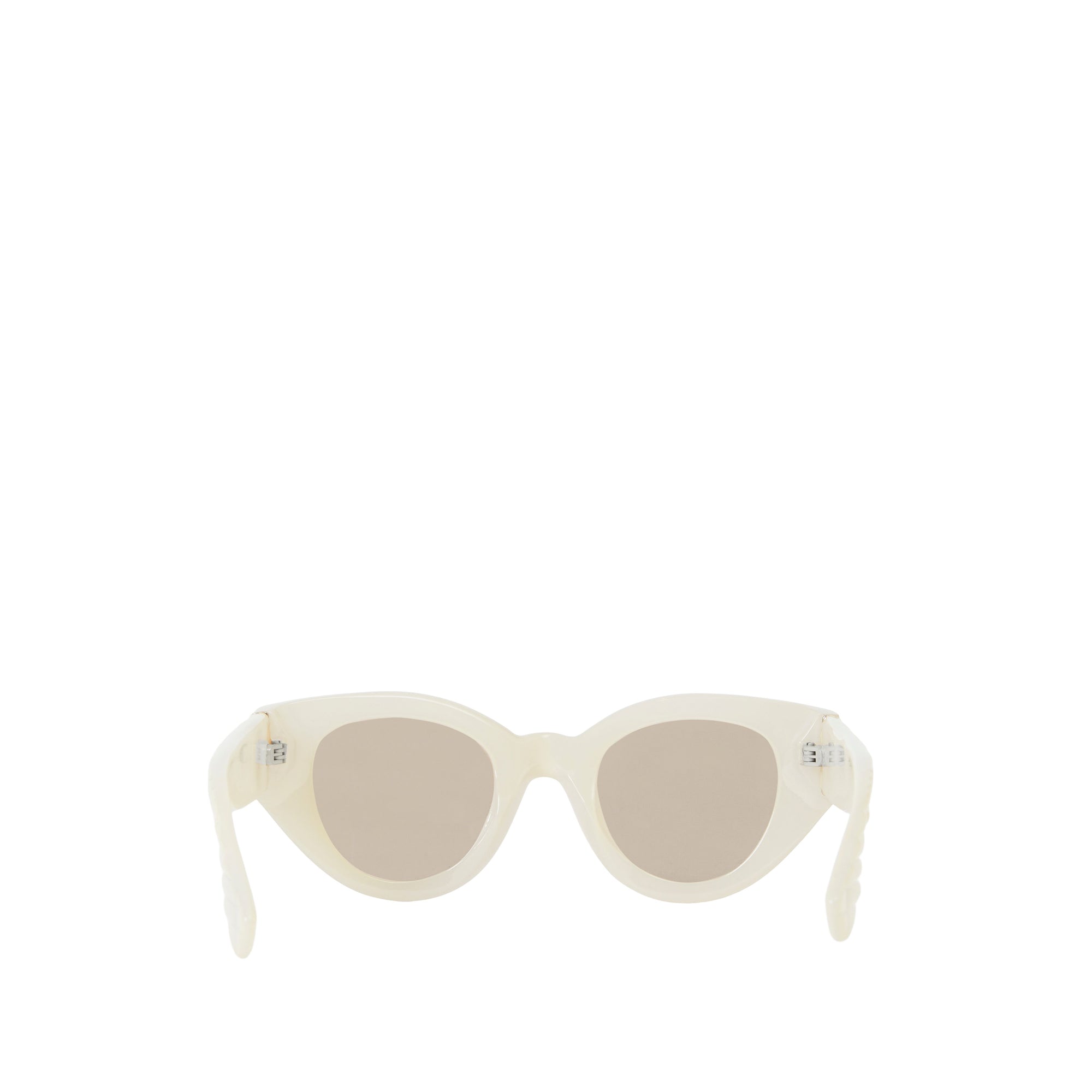 1 qty Lunettes de soleil Lola à monture œil-de-chat - Pale Vanilla