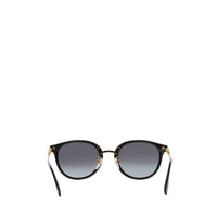 1 qty Lunettes de soleil rondes - Black & Light Gold