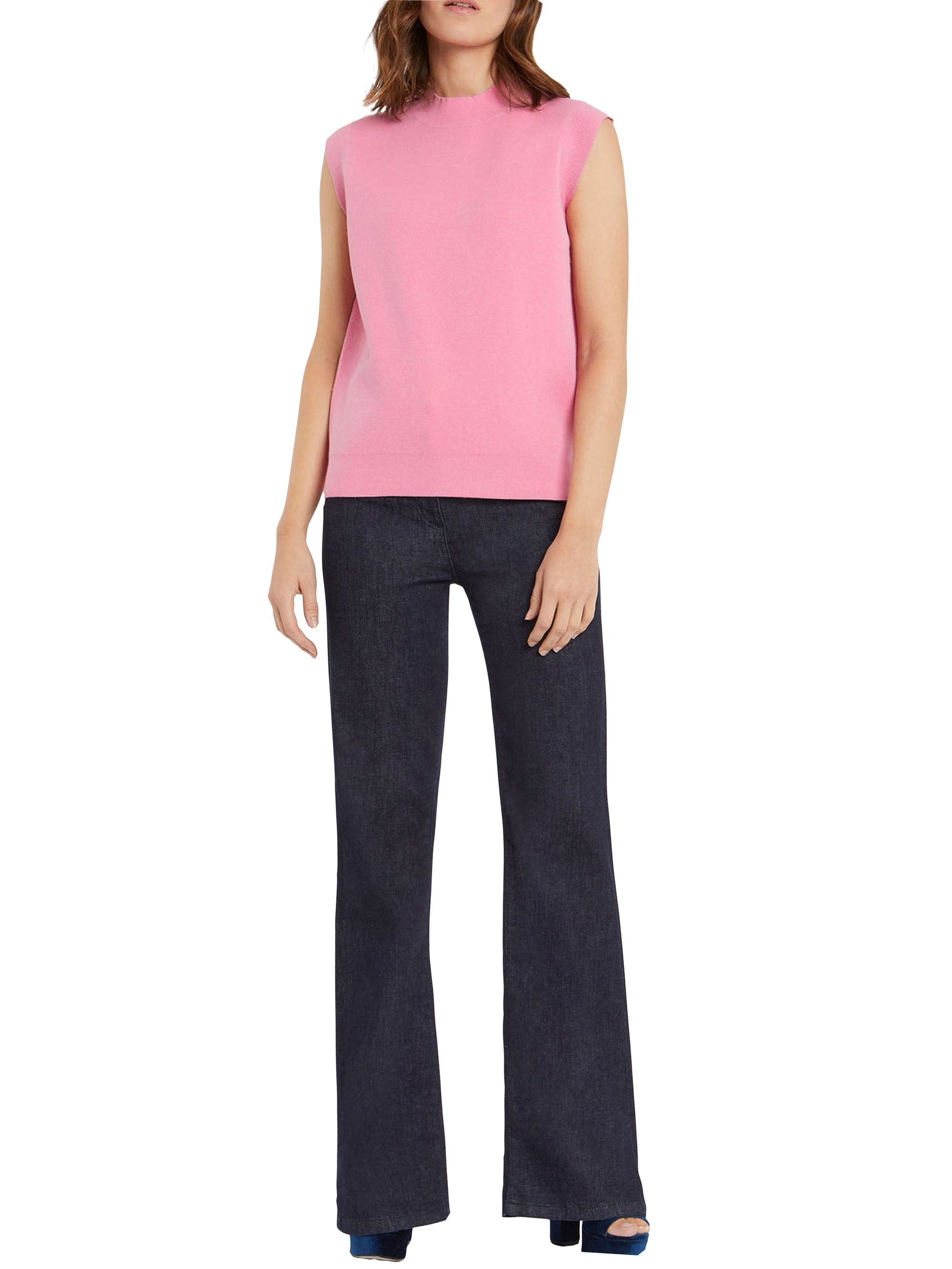 Pull sans manches - Rose