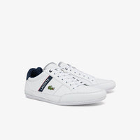 Sneakers basses Chaymon en cuir - White & Navy & Red