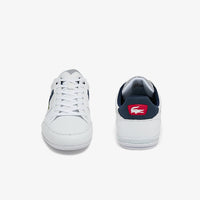 Sneakers basses Chaymon en cuir - White & Navy & Red