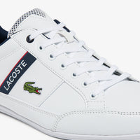 Sneakers basses Chaymon en cuir - White & Navy & Red