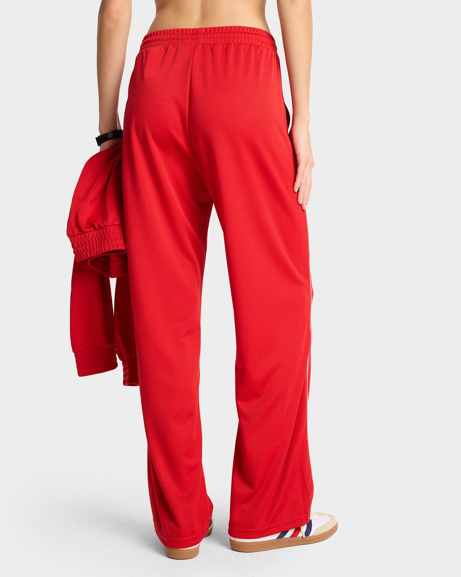 Vendome sweatpants with piping - Crimson