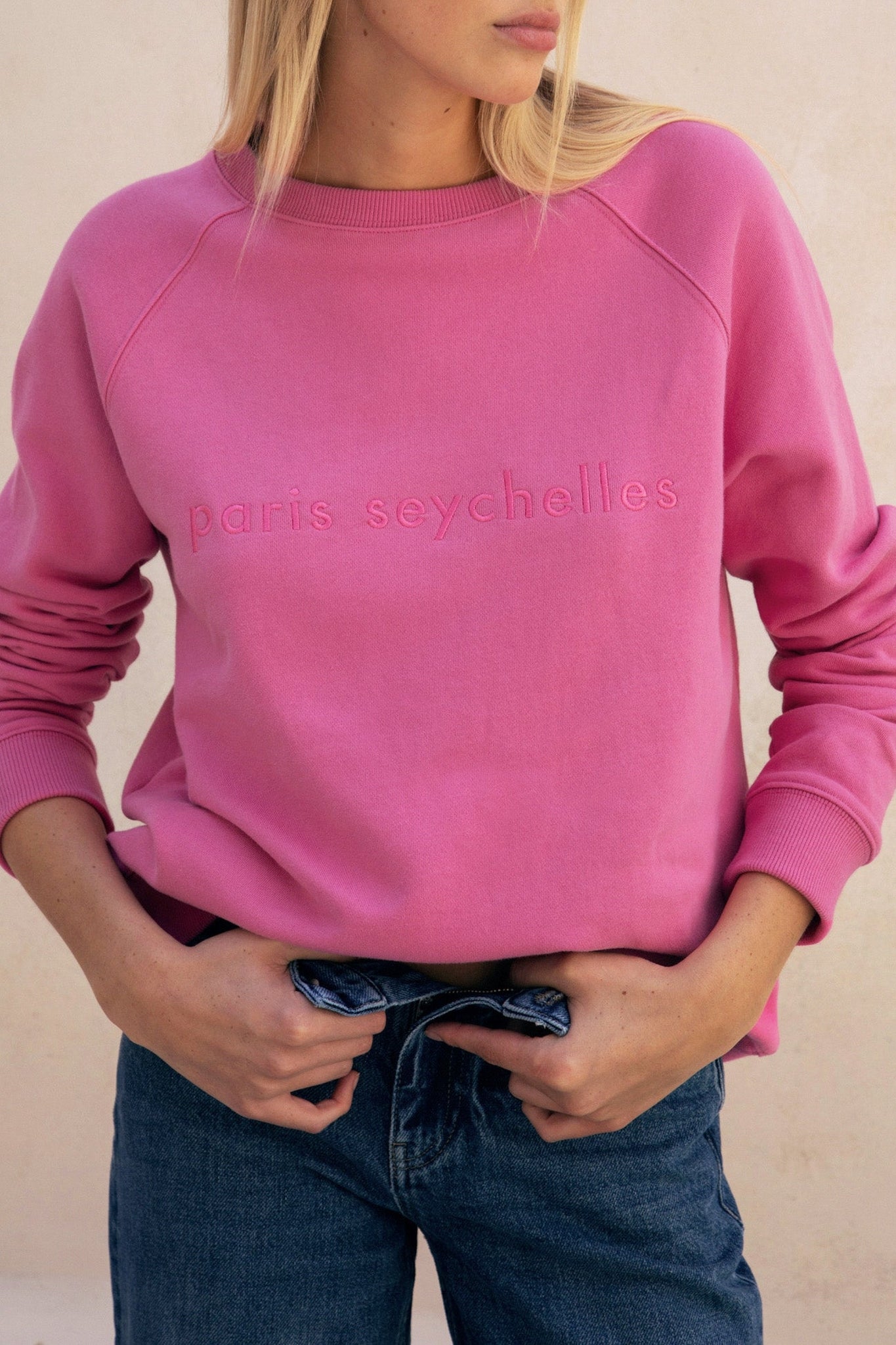 Sweatshirt Le Alistair - Rose Moyen