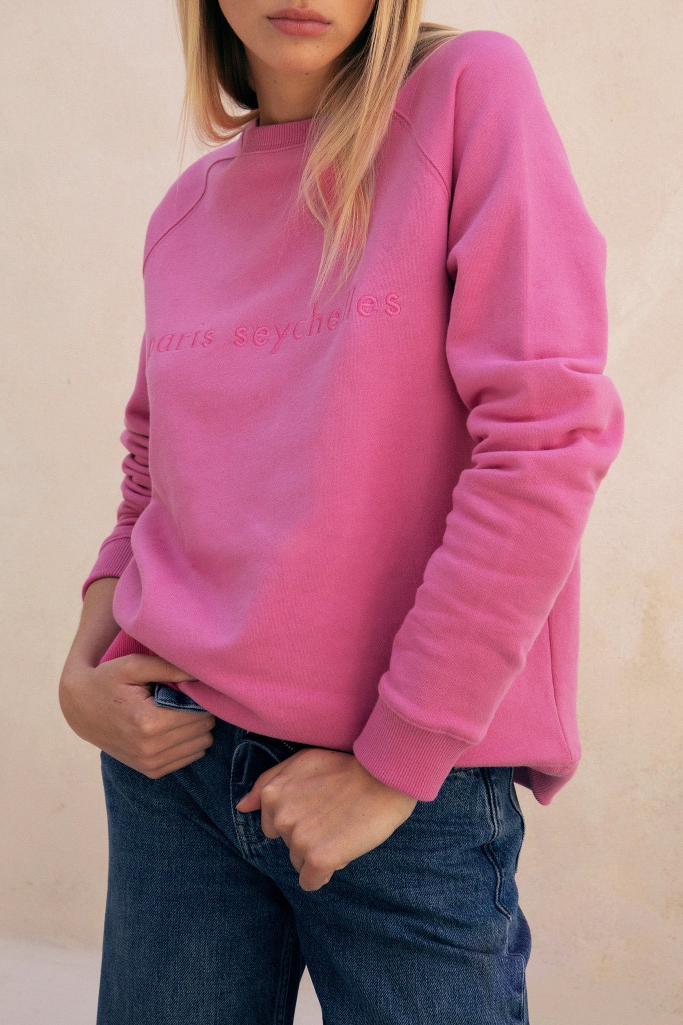 Sweatshirt Le Alistair - Rose Moyen