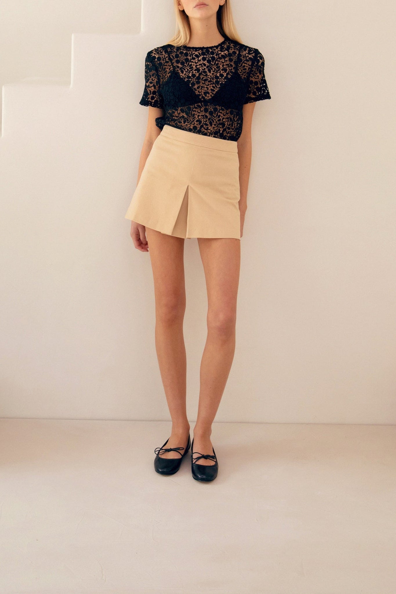 Jupe courte Le Anatole - Beige