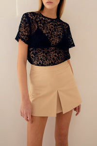 Jupe courte Le Anatole - Beige