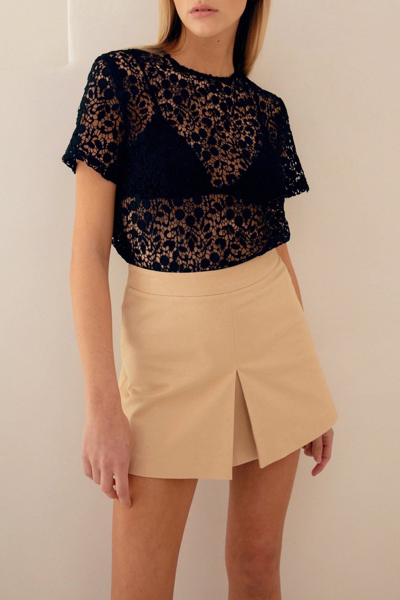 Jupe courte Le Anatole - Beige