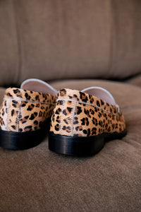 Mocassins Les Valentin en cuir - Léopard