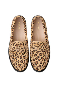 Mocassins Les Valentin en cuir - Léopard
