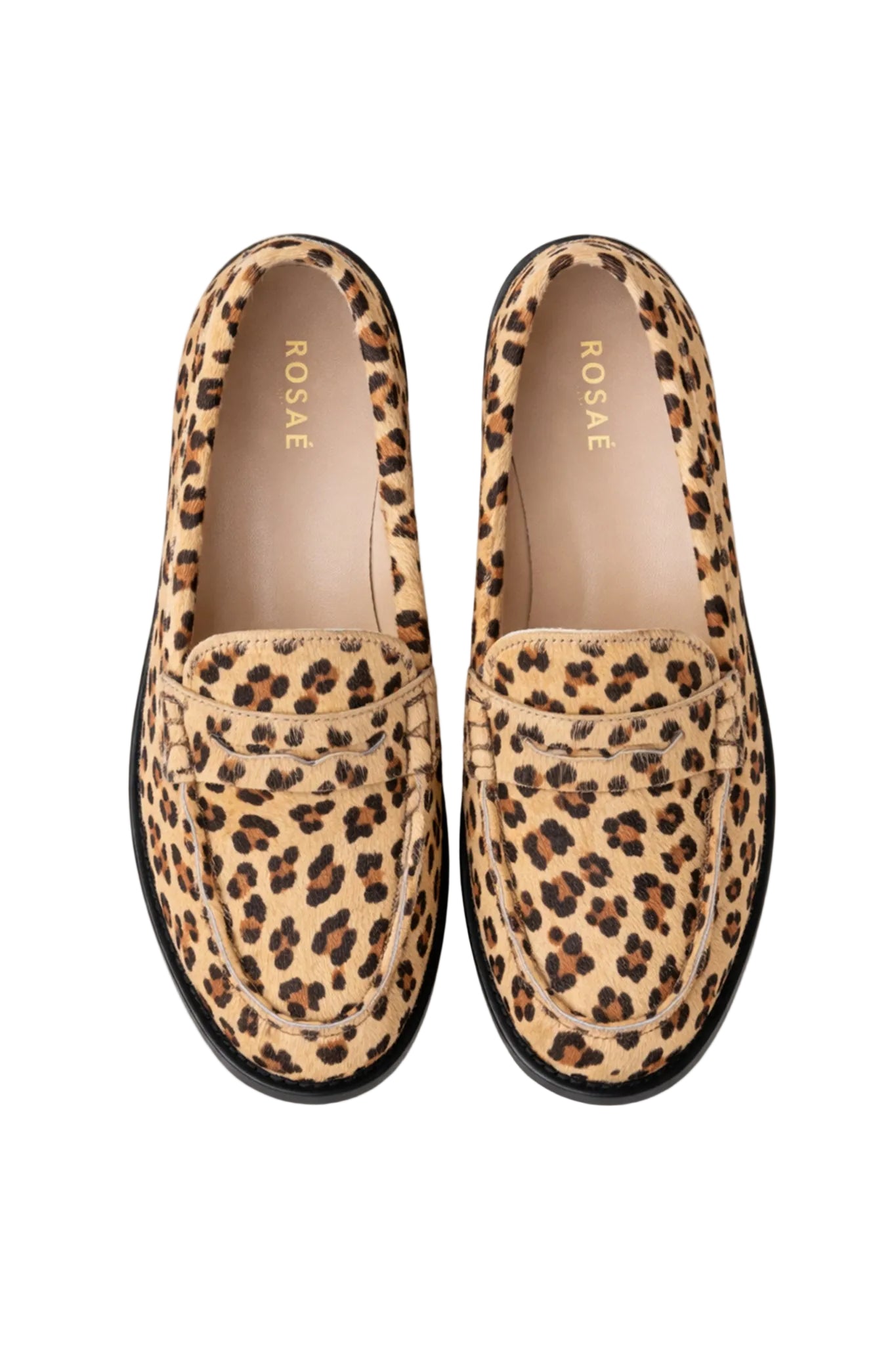 Mocassins Les Valentin en cuir - Léopard